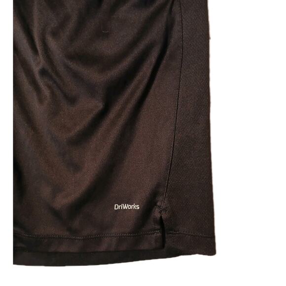 Athletic Works DriWorks Long Shorts Youth Sz XXL 18 Black Sleek Flowy Boxy Baggy - Picture 2 of 13